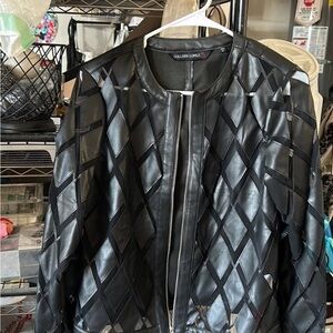 Colleen Lopez Black Leather Jacket
